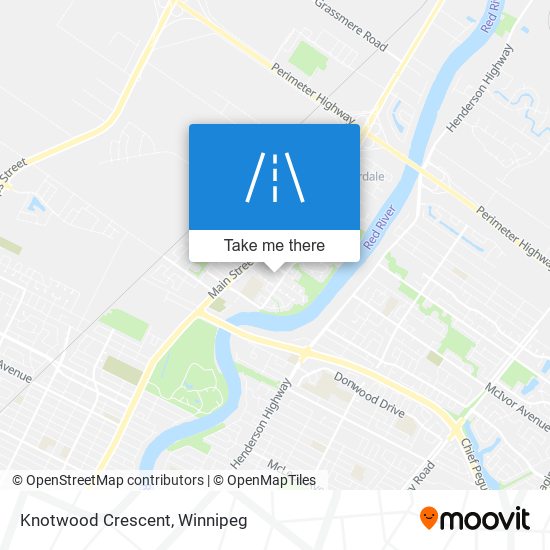 Knotwood Crescent map