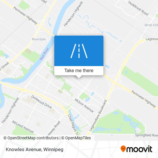 Knowles Avenue map