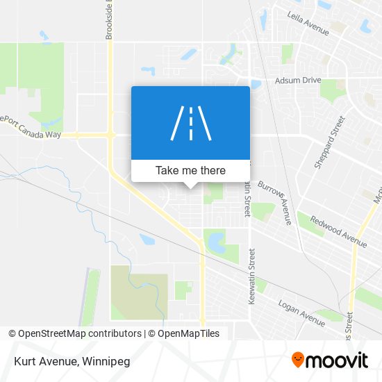 Kurt Avenue map