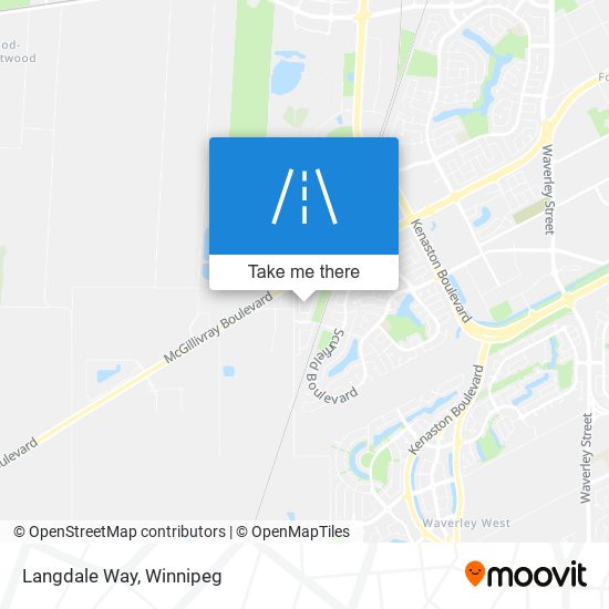 Langdale Way map
