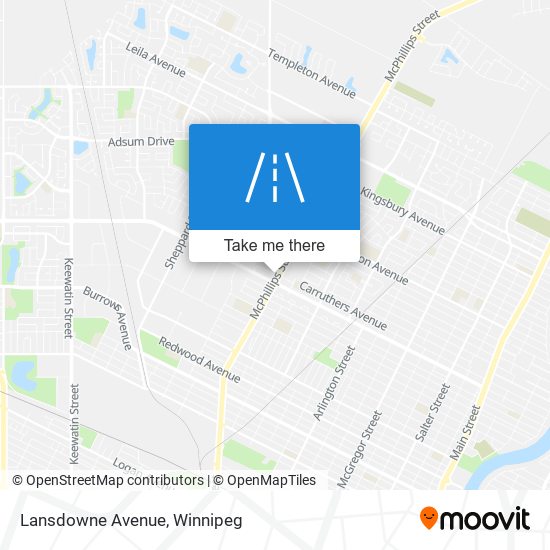 Lansdowne Avenue map