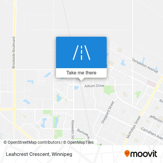 Leahcrest Crescent plan