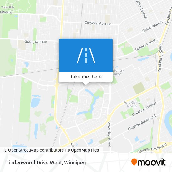 Lindenwood Drive West map