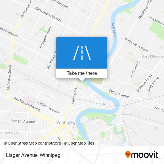 Lisgar Avenue map