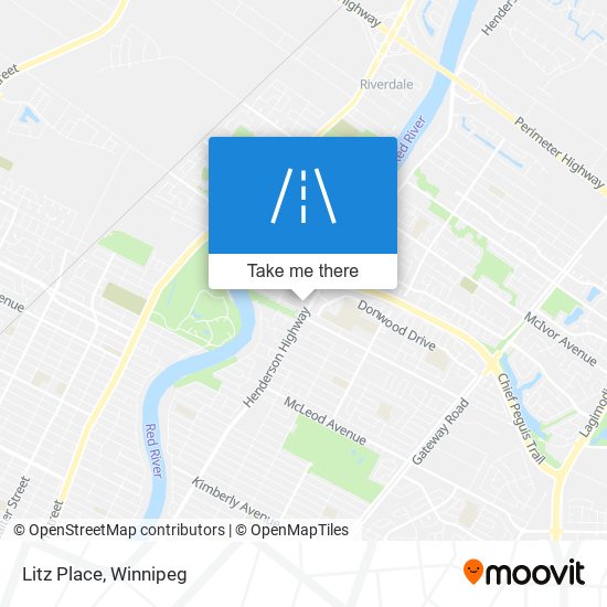 Litz Place map