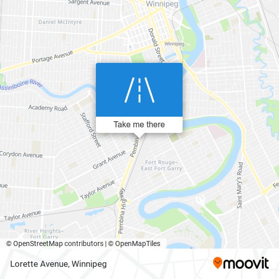 Lorette Avenue map