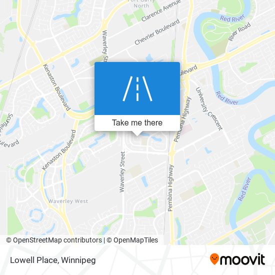 Lowell Place map