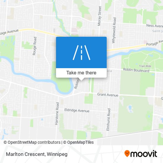 Marlton Crescent map