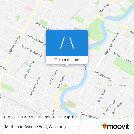 Matheson Avenue East map