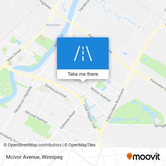 Mcivor Avenue map