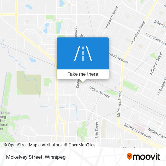 Mckelvey Street map