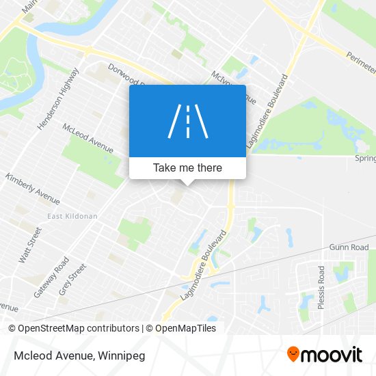 Mcleod Avenue map