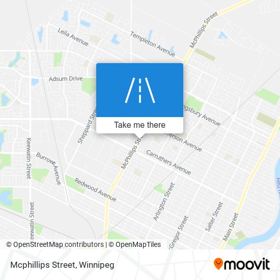 Mcphillips Street map