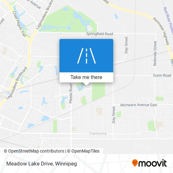 Meadow Lake Drive map