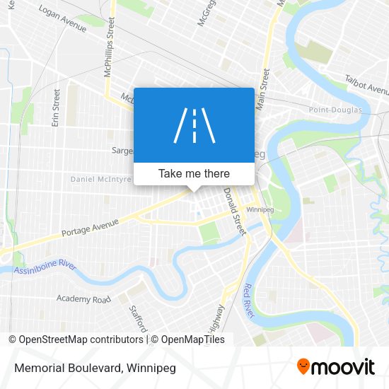 Memorial Boulevard map