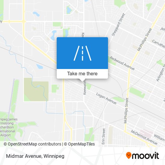 Midmar Avenue map