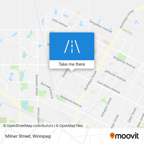 Milner Street map