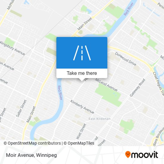 Moir Avenue map