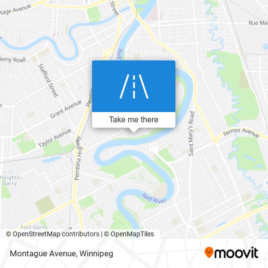 Montague Avenue map