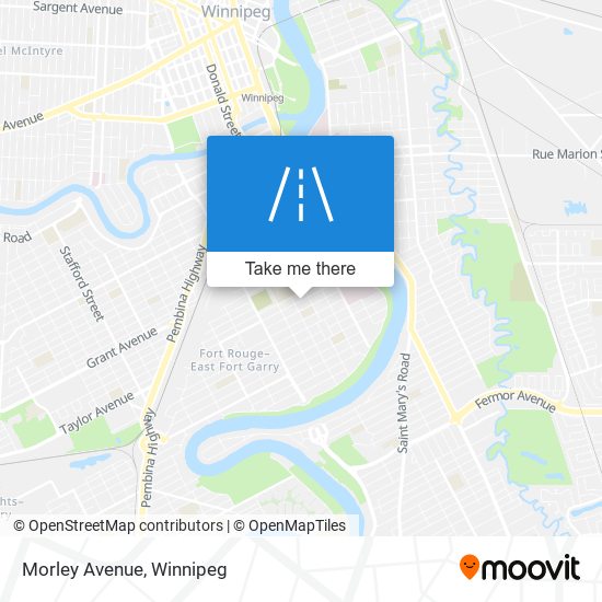 Morley Avenue map