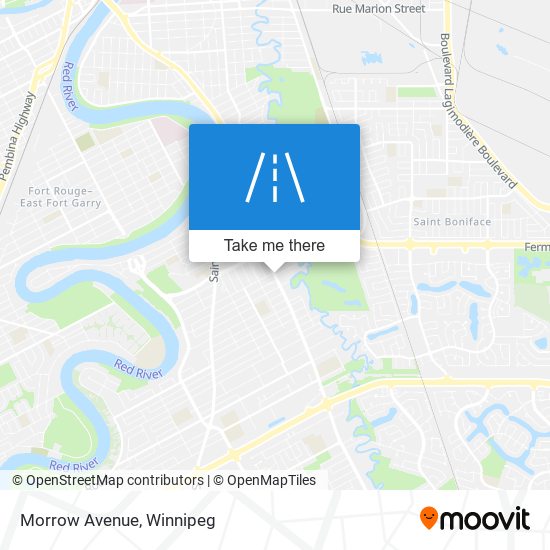 Morrow Avenue map