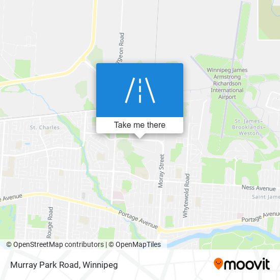 Murray Park Road map