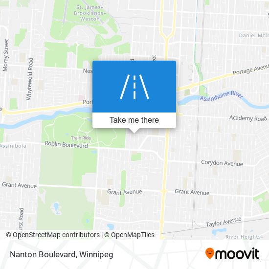 Nanton Boulevard map