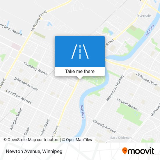 Newton Avenue map