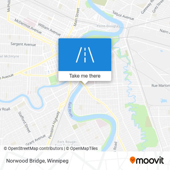 Norwood Bridge map