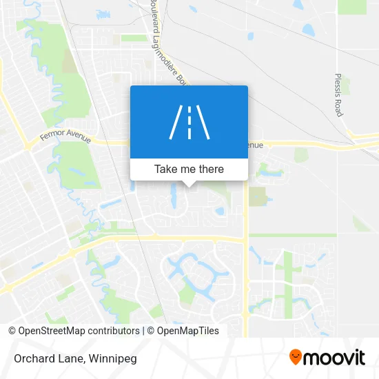 Orchard Lane map