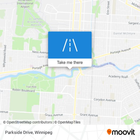 Parkside Drive map