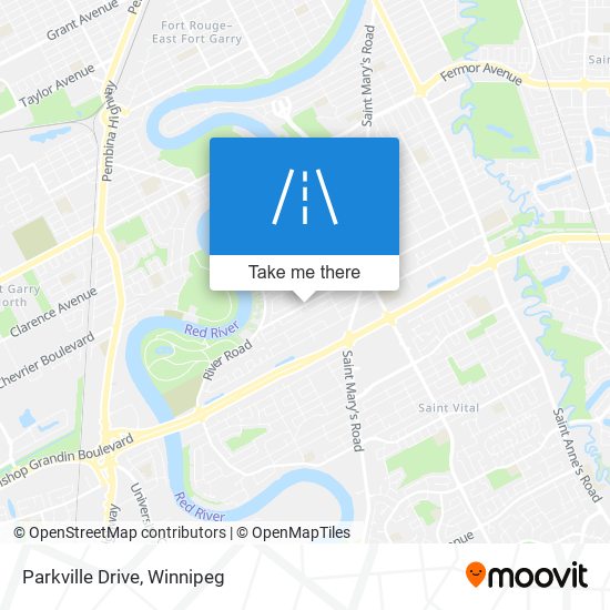 Parkville Drive map