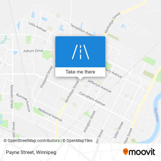 Payne Street map