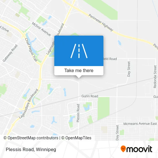 Plessis Road map