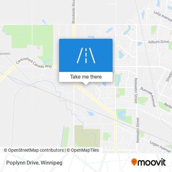 Poplynn Drive map