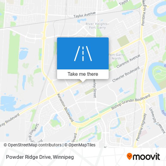 Powder Ridge Drive map