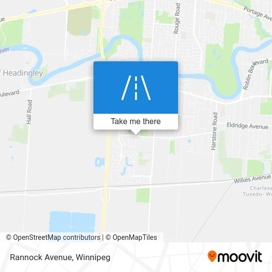Rannock Avenue map