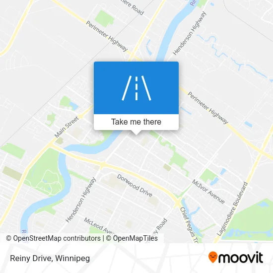 Reiny Drive map