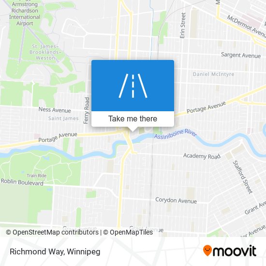 Richmond Way map