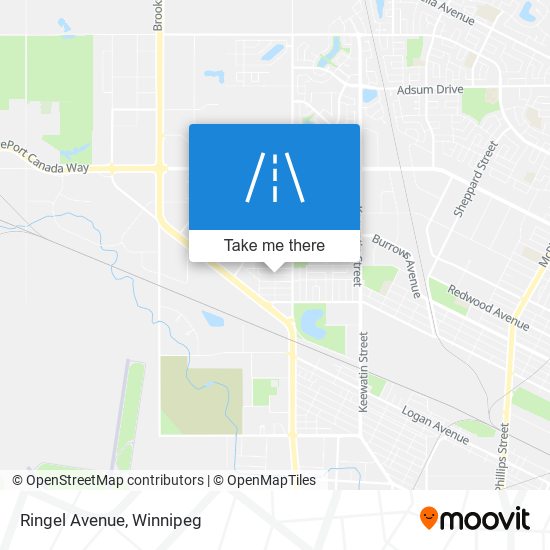 Ringel Avenue map