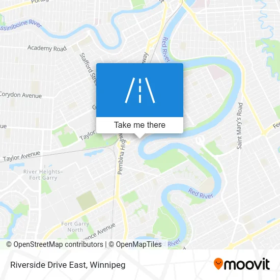 Riverside Drive East map