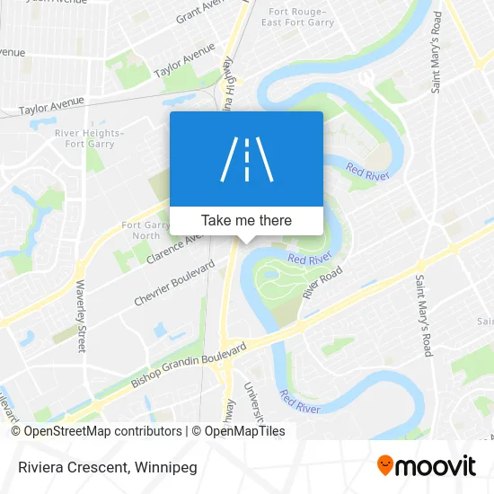 Riviera Crescent map