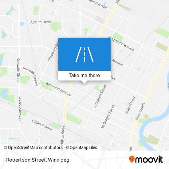 Robertson Street map