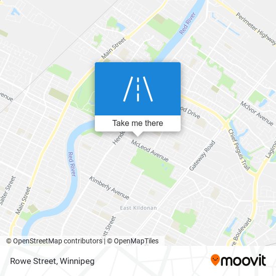 Rowe Street map