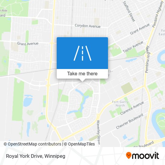 Royal York Drive map