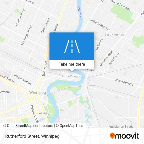 Rutherford Street map