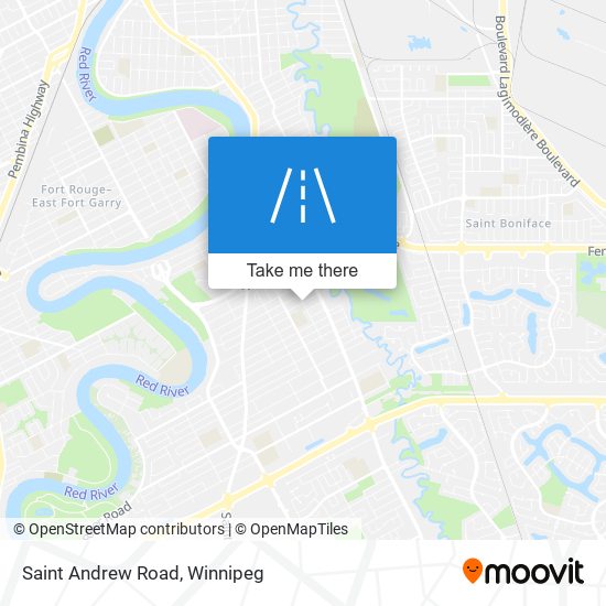 Saint Andrew Road map