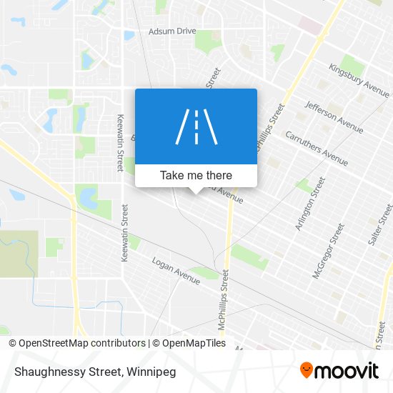 Shaughnessy Street map