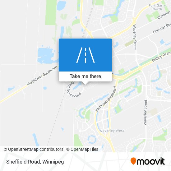 Sheffield Road map