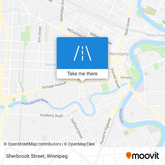 Sherbrook Street map